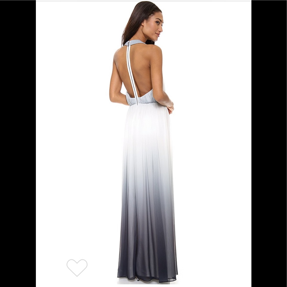 Alice & Olivia Grayscale Ombré Dress